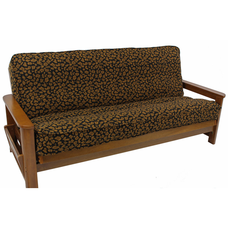 Red Barrel Studio® Box Cushion Futon Slipcover & Reviews Wayfair